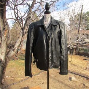 Vintage Black Leather Jacket